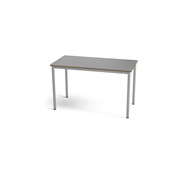 Multiflex X -pöytä, 120 x 60, K 80 cm, hopea jalusta