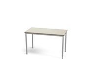 Multiflex BX X -pöytä 120 x 60, K 90 cm, hopea jalusta