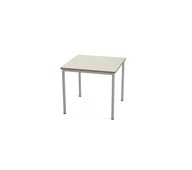 Multiflex BX X -pöytä, 80 x 80, K 90 cm, hopea jalusta