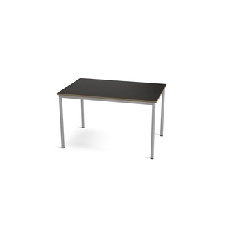 Multiflex BX X -pöytä, 120 x 80, K 72-88 cm, hopea jalusta