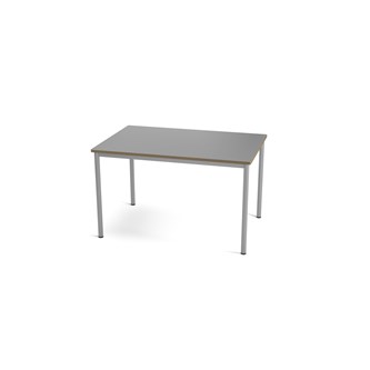 Multiflex BX X -pöytä, 120 x 80, K 72-88 cm, hopea jalusta
