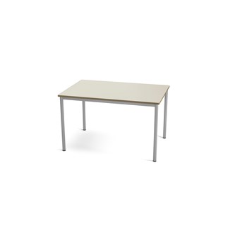 Multiflex BX X -pöytä, 120 x 80, K 72-88 cm, hopea jalusta