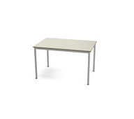 Multiflex BX X -pöytä, 120 x 80 K 90 cm, hopea jalusta