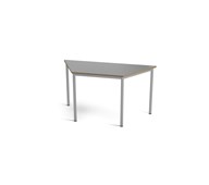 Multiflex BX X -pöytä, puolisuunnikas, 140 x 70 x 70, K 80cm, hopea jalusta