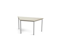 Multiflex BX X -pöytä, puolisuunnikas, 140 x 70 x 70, K 90 cm, hopea jalusta