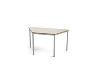Multiflex BX X -pöytä, puolisuunnikas, 140 x 70 x 70, K 90 cm, hopea jalusta