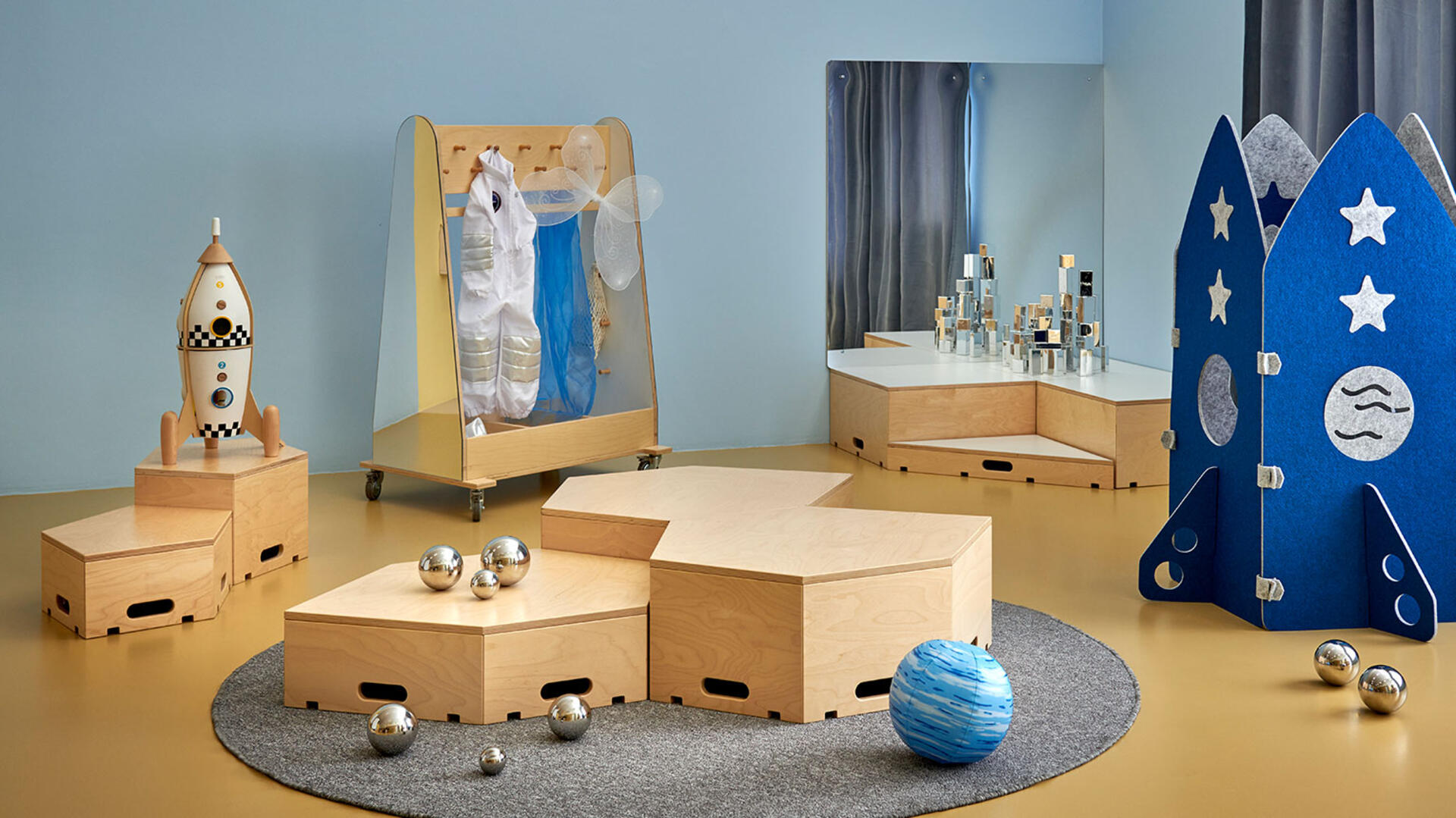 Näyttämömoduulit ja korokkeet