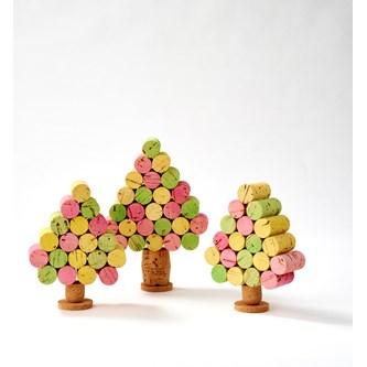 Pastellinväriset korkkikuuset