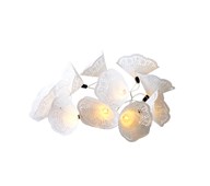 Kakkupaperikoristeet valoköynnökseen