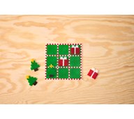 Ristinolla -peli puuhahelmistä