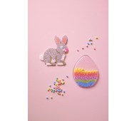 Pääsiäispupu ja värikäs muna helmistä