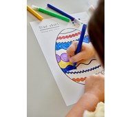 Värityskuva Pääsiäismuna