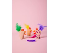 Pääsiäistiput kierrätysmateriaalista