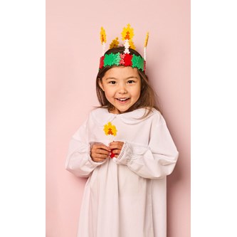 Lucia-kruunu PLUS-PLUS palikoista - ilmainen malli
