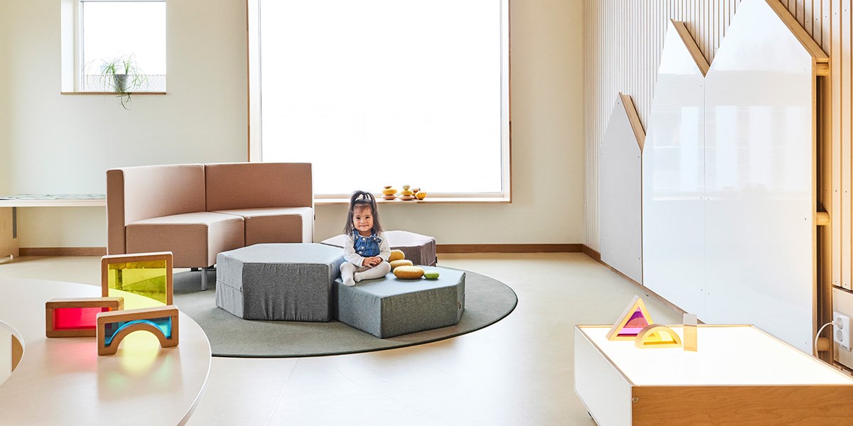 Ryhmähuone Klockarebyn päiväkodissa